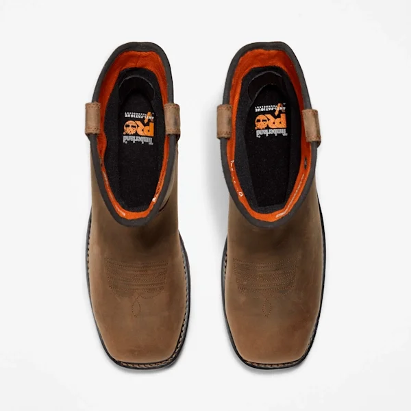 True Grit Herren-Arbeitsstiefel mit Sicherheitszehenkappe zum Hineinschlüpfen – Kaffeebraun True Grit Herren-Arbeitsstiefel mit Sicherheitszehenkappe zum Hineinschlüpfen – Kaffeebraun