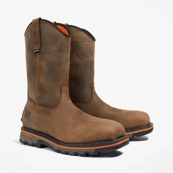 True Grit Herren-Arbeitsstiefel mit Sicherheitszehenkappe zum Hineinschlüpfen – Kaffeebraun True Grit Herren-Arbeitsstiefel mit Sicherheitszehenkappe zum Hineinschlüpfen – Kaffeebraun