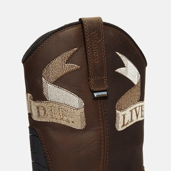 True Grit „Live Free or Die“ Wasserdichter Arbeitsstiefel für Herren mit weicher Zehenkappe True Grit „Live Free or Die“ Wasserdichter Arbeitsstiefel für Herren mit weicher Zehenkappe