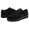 Vibram Premium Oxford „Schwarz Suede“