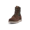 Vibram wasserdichte Stiefel aus Leder und Stoff „Dark Brown Suede“