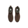 Vibram wasserdichte Stiefel aus Leder und Stoff „Dark Brown Suede“