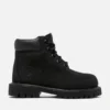 Wasserdichte 6-Inch-Stiefel für Kleinkinder – Schwarzes Nubukleder Wasserdichte 6-Inch-Stiefel für Kleinkinder – Schwarzes Nubukleder