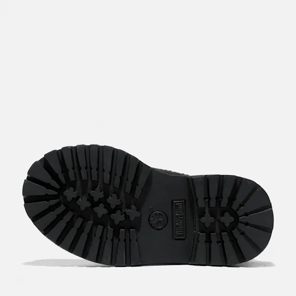 Wasserdichte 6-Inch-Stiefel für Kleinkinder – Schwarzes Nubukleder Wasserdichte 6-Inch-Stiefel für Kleinkinder – Schwarzes Nubukleder