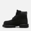 Wasserdichte 6-Inch-Stiefel für Kleinkinder – Schwarzes Nubukleder Wasserdichte 6-Inch-Stiefel für Kleinkinder – Schwarzes Nubukleder