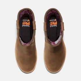 Wasserdichte Arbeitsstiefel für Damen, Ashlar Pull-On, mit Zehenschutzkappe