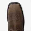 Wasserdichte True Grit-Arbeitsstiefel für Herren zum Hineinschlüpfen – Kaffee