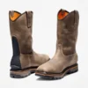 Wasserdichte True Grit-Arbeitsstiefel für Herren zum Hineinschlüpfen – Kaffee
