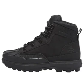 Wasserdichter Stiefel mit Gummikappe „Schwarz“