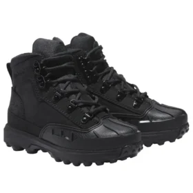 Wasserdichter Stiefel mit Gummikappe „Schwarz“