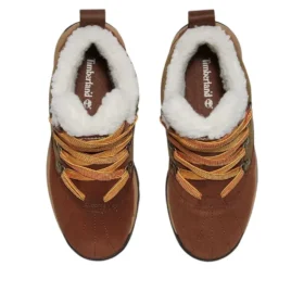 White Ledge wasserdichter Schneestiefel „Braun Gold“