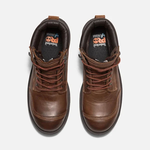 Whitman 6-Inch-Arbeitsstiefel für Herren mit Sicherheitszehenkappe – Dunkelbraun Whitman 6-Inch-Arbeitsstiefel für Herren mit Sicherheitszehenkappe – Dunkelbraun
