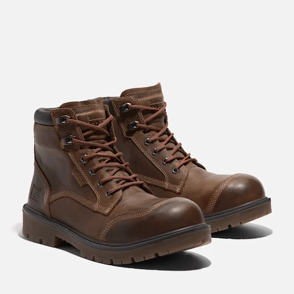 Whitman 6-Inch-Arbeitsstiefel für Herren mit Sicherheitszehenkappe – Dunkelbraun Whitman 6-Inch-Arbeitsstiefel für Herren mit Sicherheitszehenkappe – Dunkelbraun