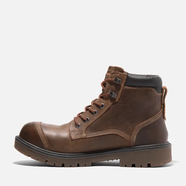 Whitman 6-Inch-Arbeitsstiefel für Herren mit Sicherheitszehenkappe – Dunkelbraun Whitman 6-Inch-Arbeitsstiefel für Herren mit Sicherheitszehenkappe – Dunkelbraun
