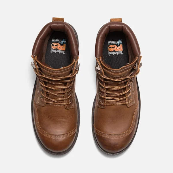 Whitman 6-Inch Soft Toe Work Boots für Herren – Mittelbraun Whitman 6-Inch Soft Toe Work Boots für Herren – Mittelbraun