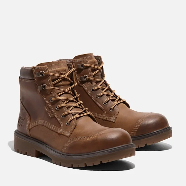 Whitman 6-Inch Soft Toe Work Boots für Herren – Mittelbraun Whitman 6-Inch Soft Toe Work Boots für Herren – Mittelbraun