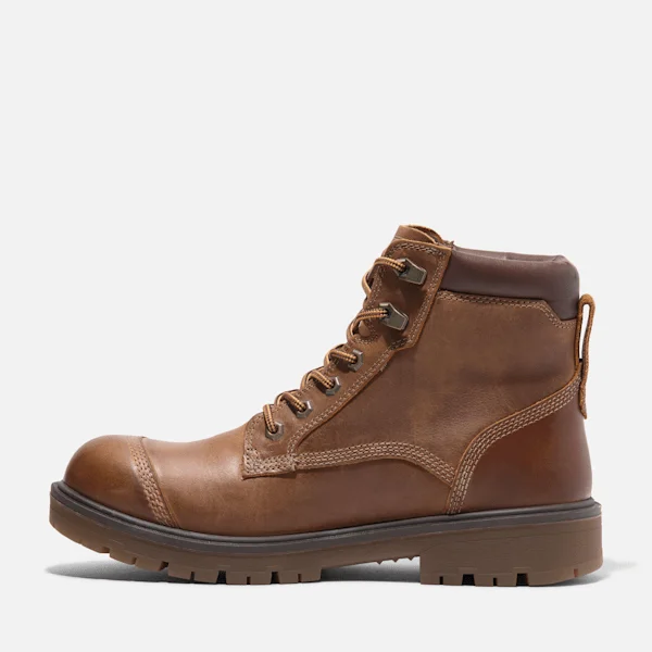 Whitman 6-Inch Soft Toe Work Boots für Herren – Mittelbraun Whitman 6-Inch Soft Toe Work Boots für Herren – Mittelbraun