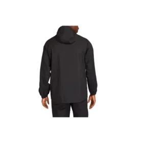 Windjacke mit durchgehendem Reißverschluss „Schwarz“
