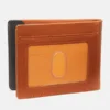 Zweifarbige Herrenbrieftasche mit Ausweishülle auf der Rückseite Zweifarbige Herrenbrieftasche mit Ausweishülle auf der Rückseite
